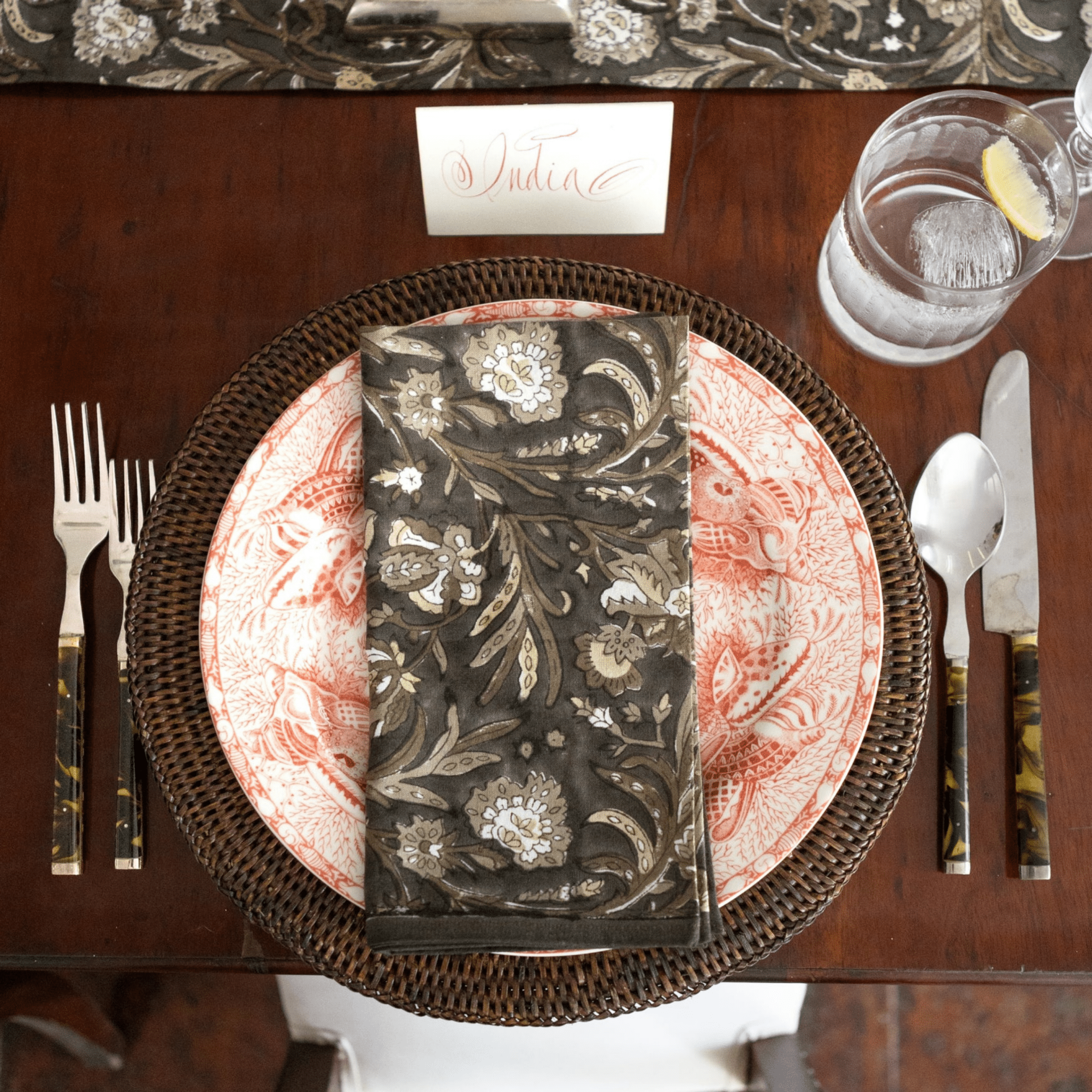 India Hicks Home Wildcard Napkins - Set of 4