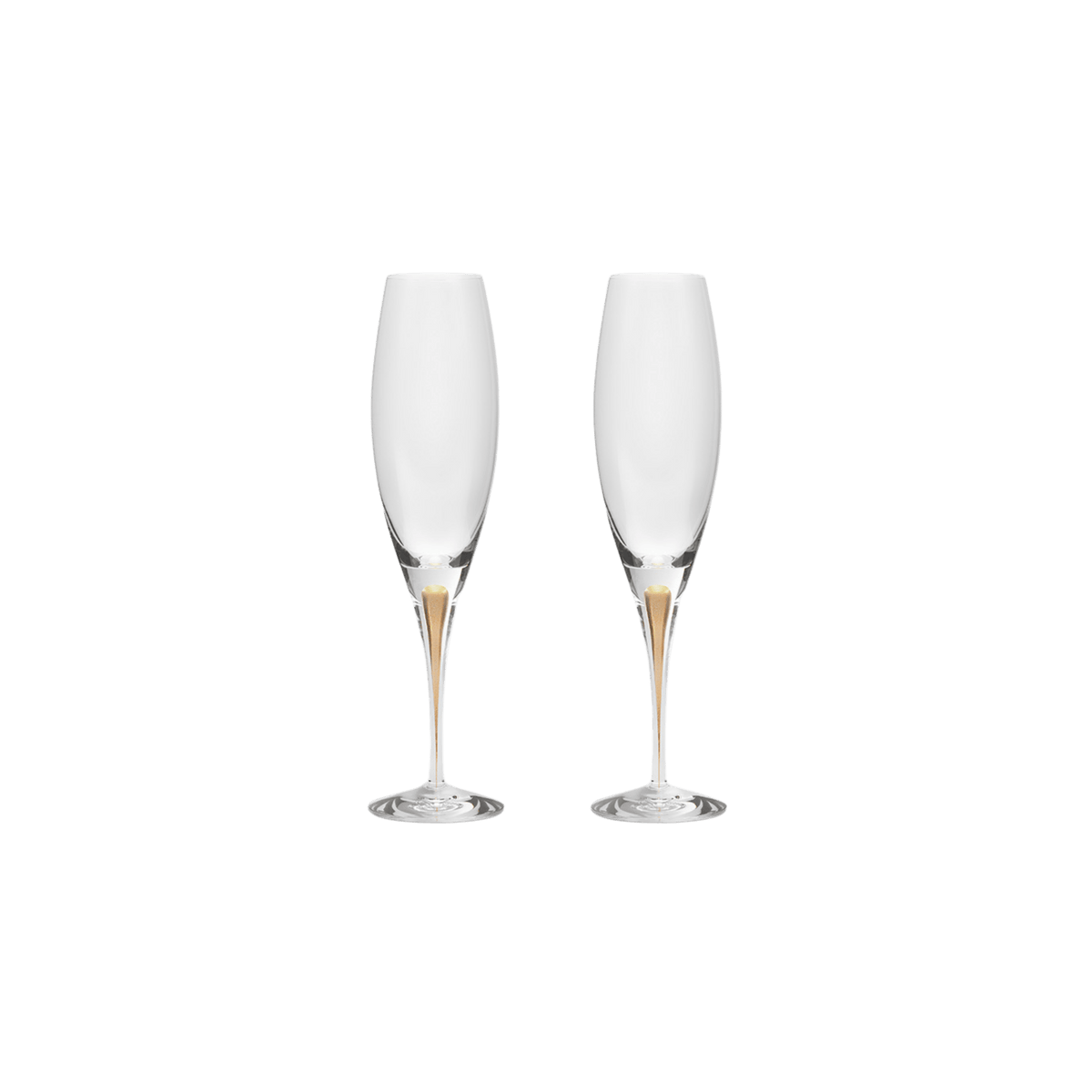 Intermezzo Gold Champagne Set of 2