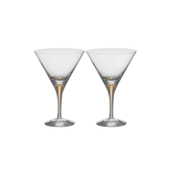 Intermezzo Gold Martini Set of 2