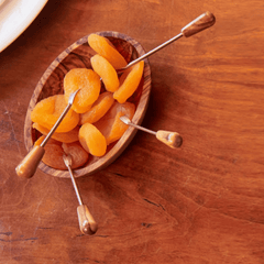 Italian Olivewood Aperitivo Forks - Set of 6