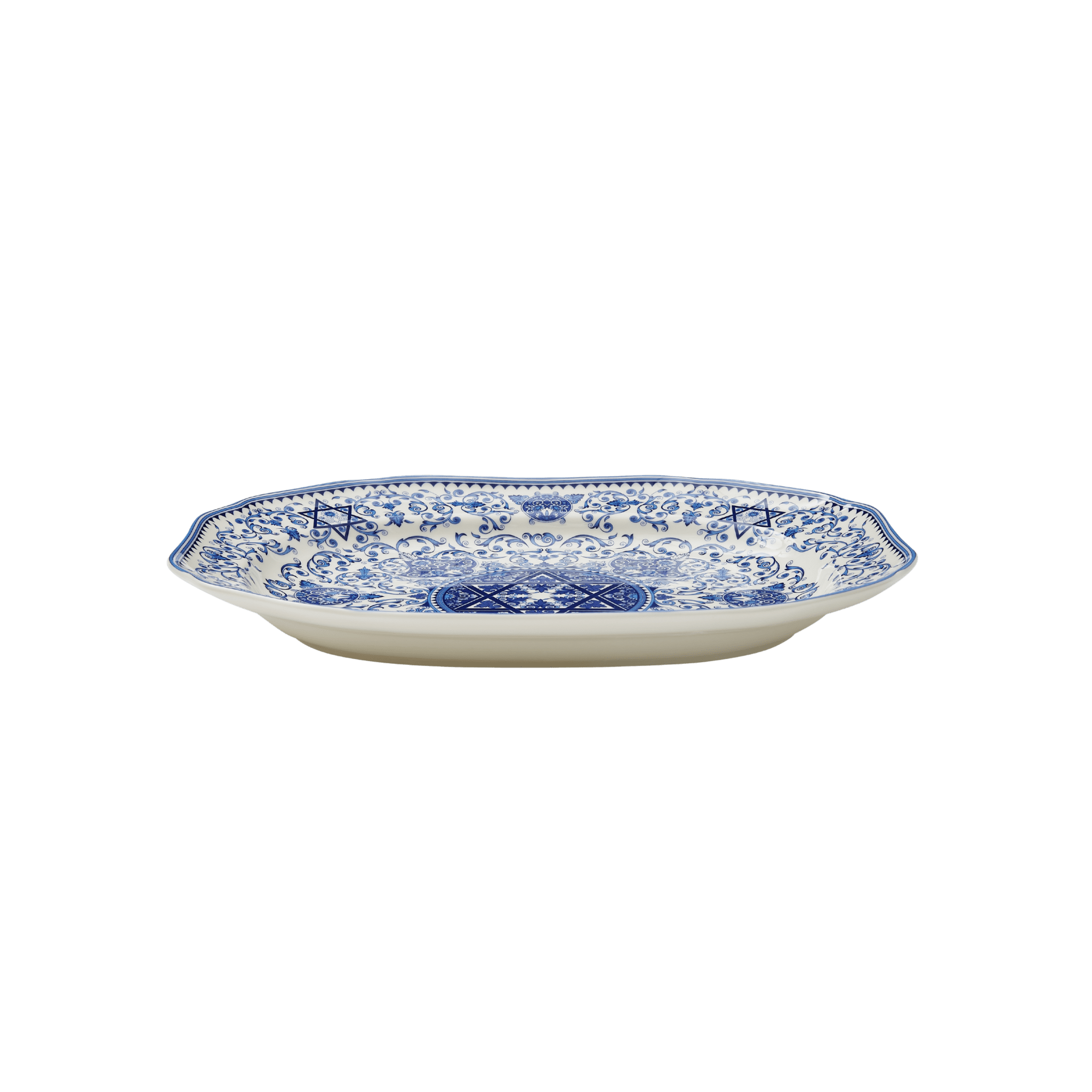 Judaica Oval Platter
