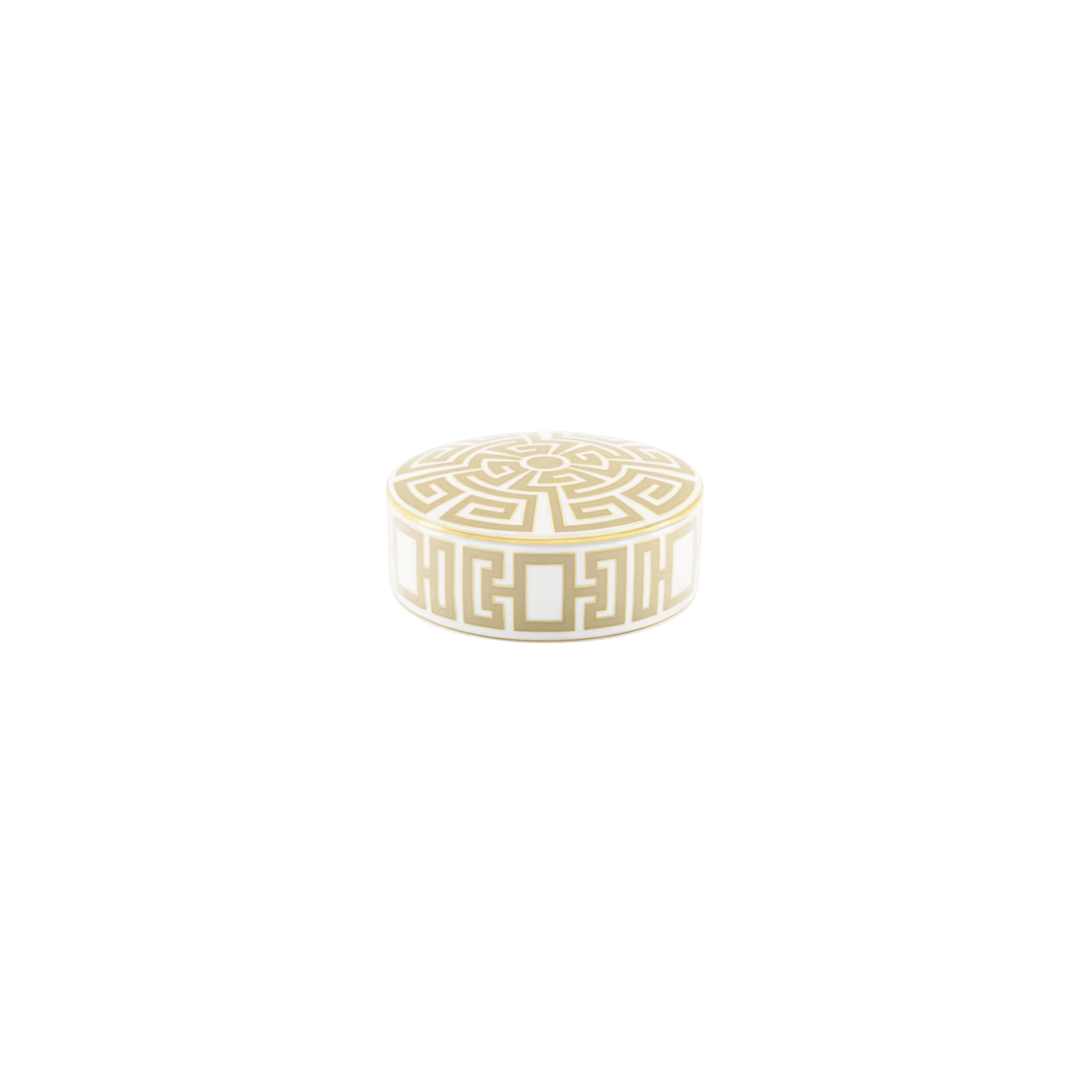 Labirinto Round Trinket Box with Cover