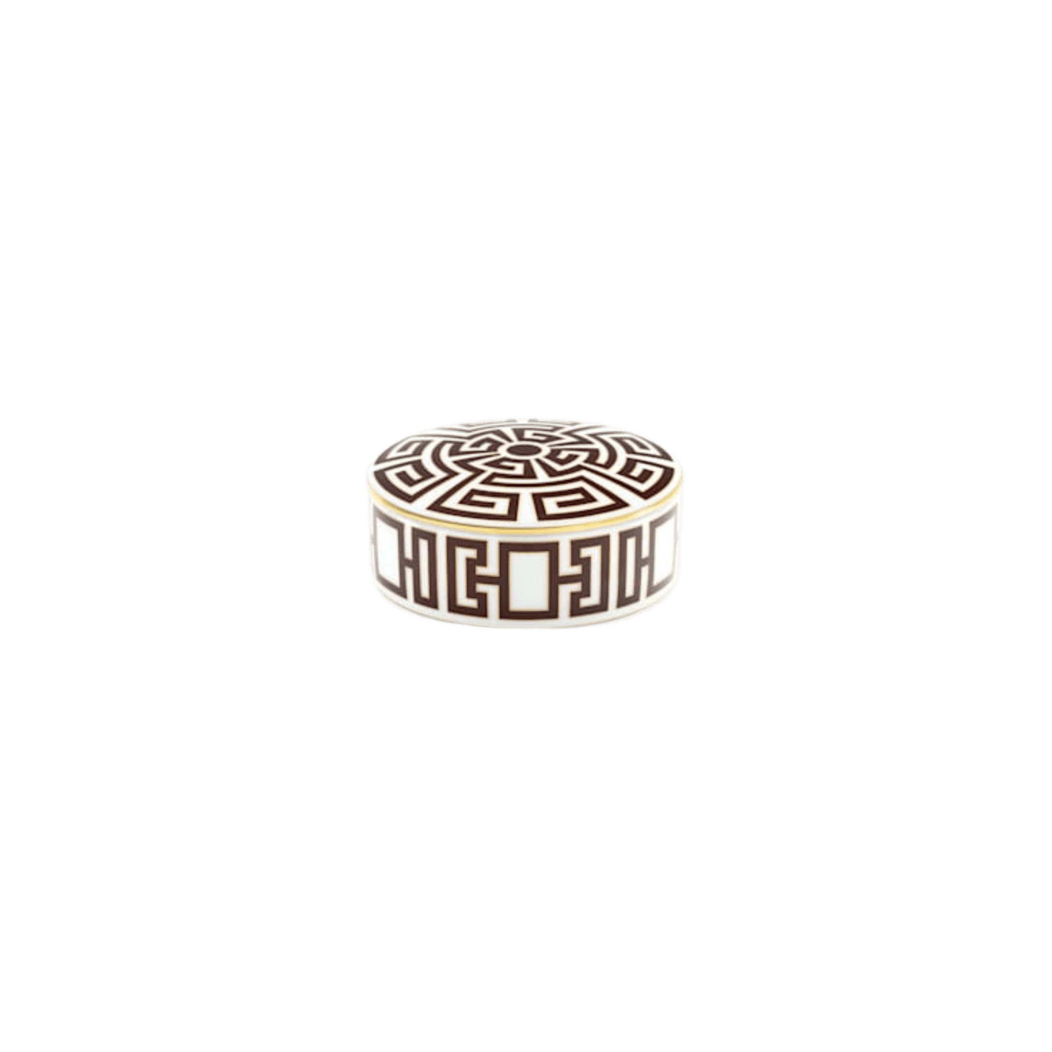 Labirinto Round Trinket Box with Cover