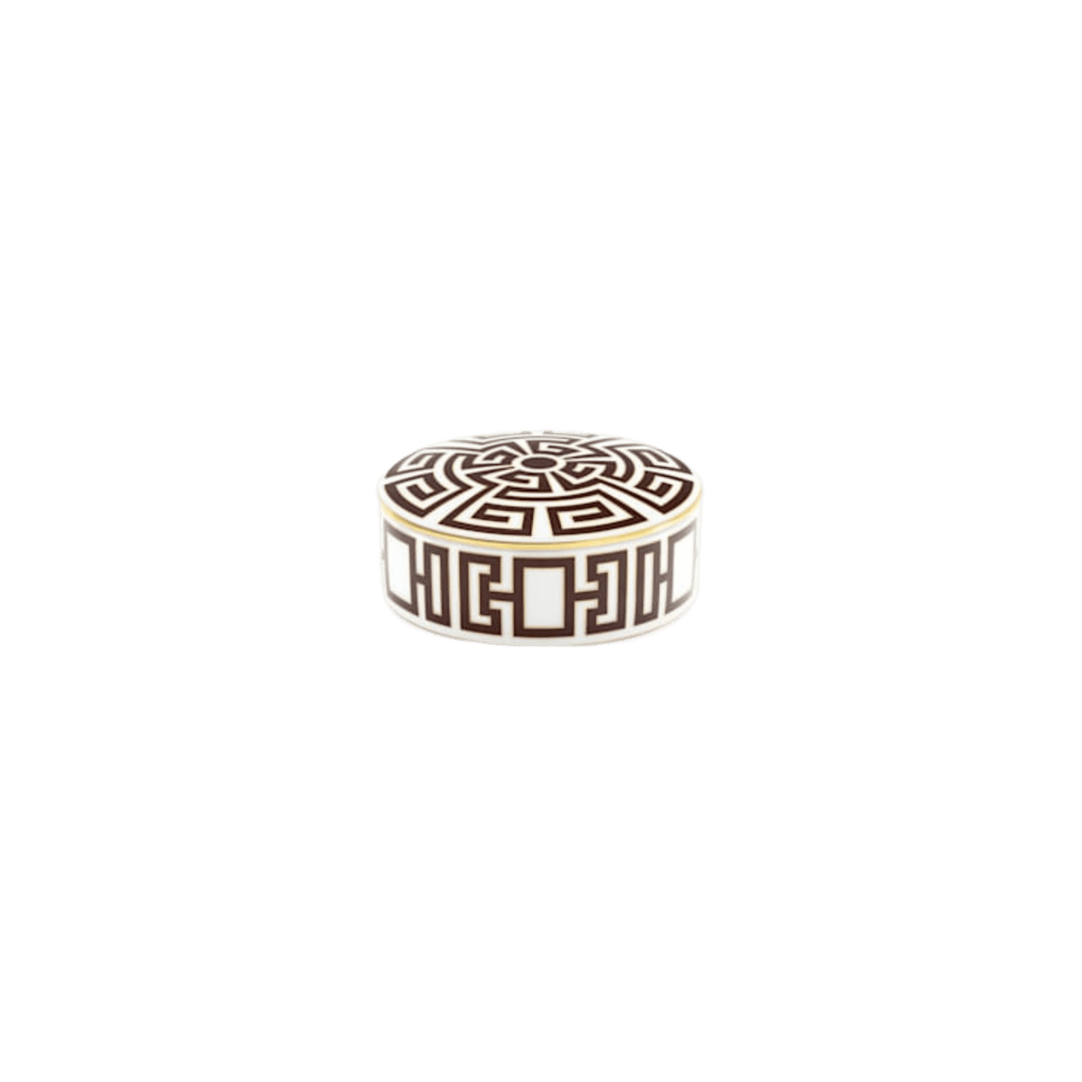 Labirinto Round Trinket Box with Cover