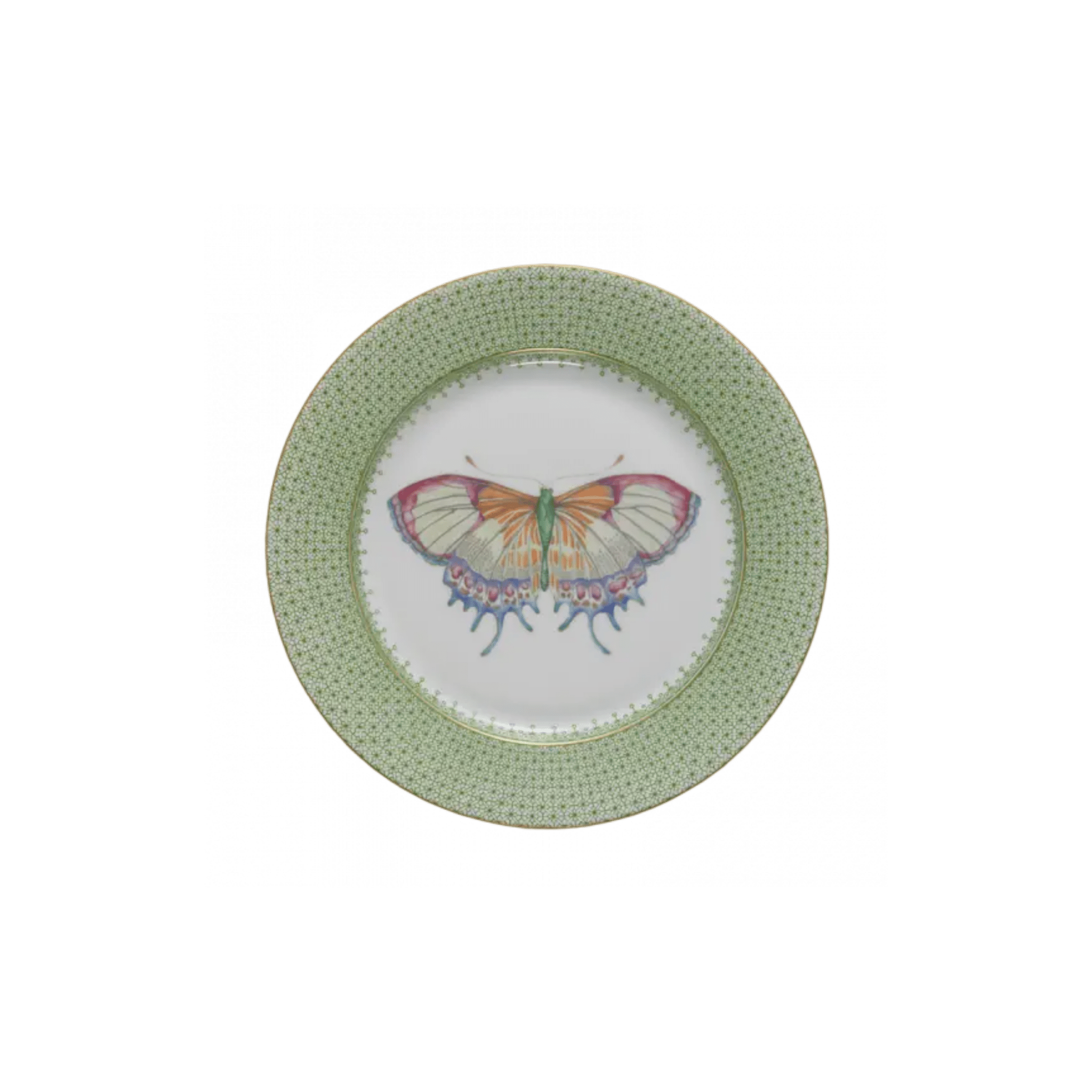 Lace Dessert Plate with Butterfly