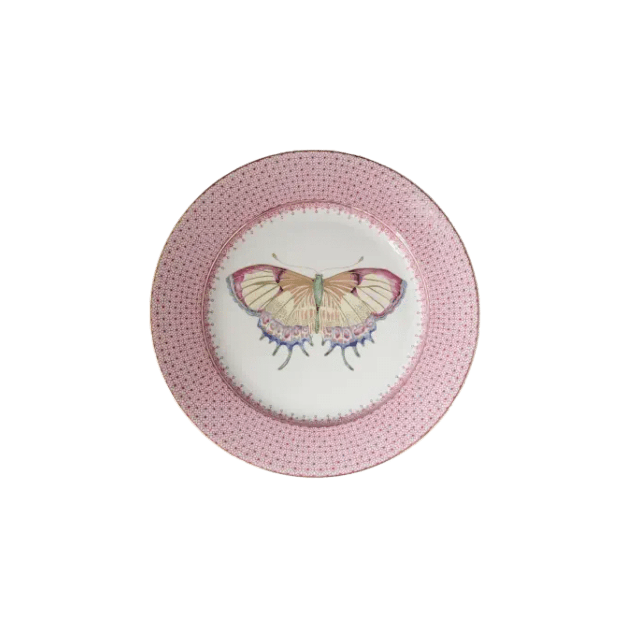 Lace Dessert Plate with Butterfly