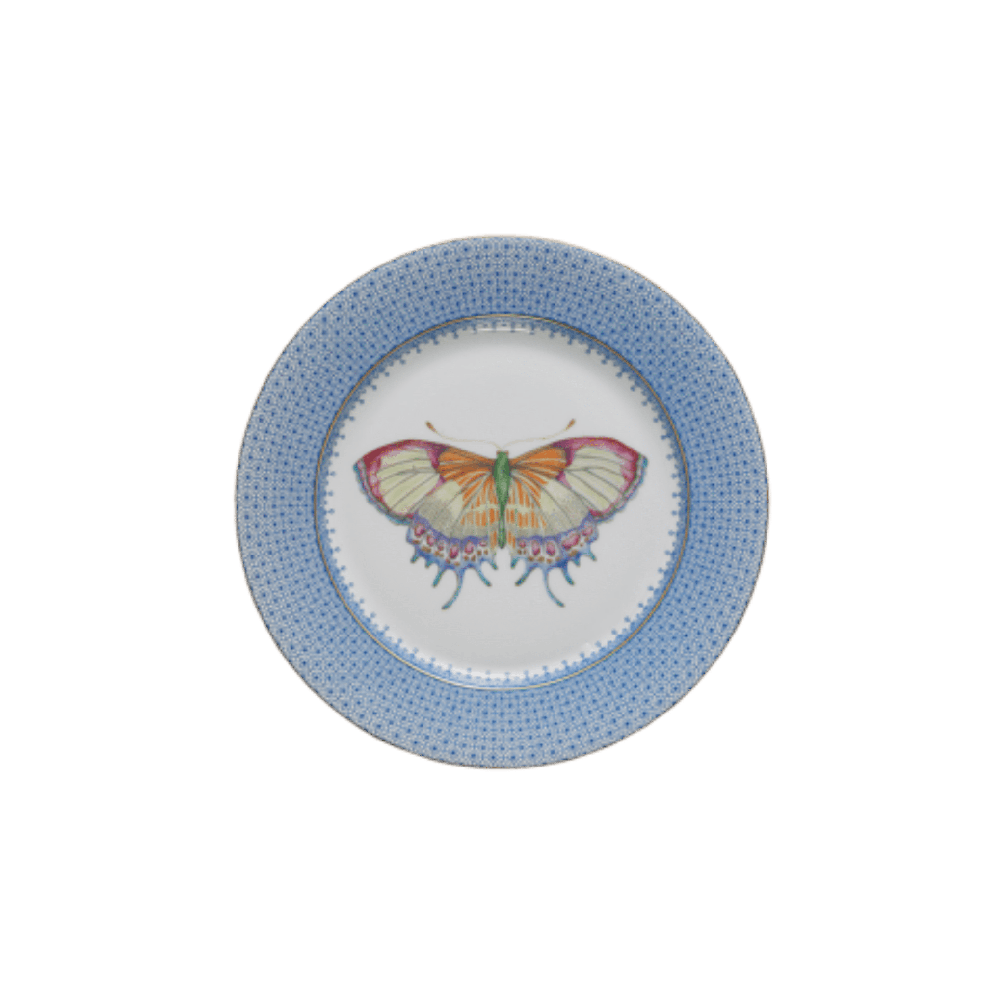 Lace Dessert Plate with Butterfly