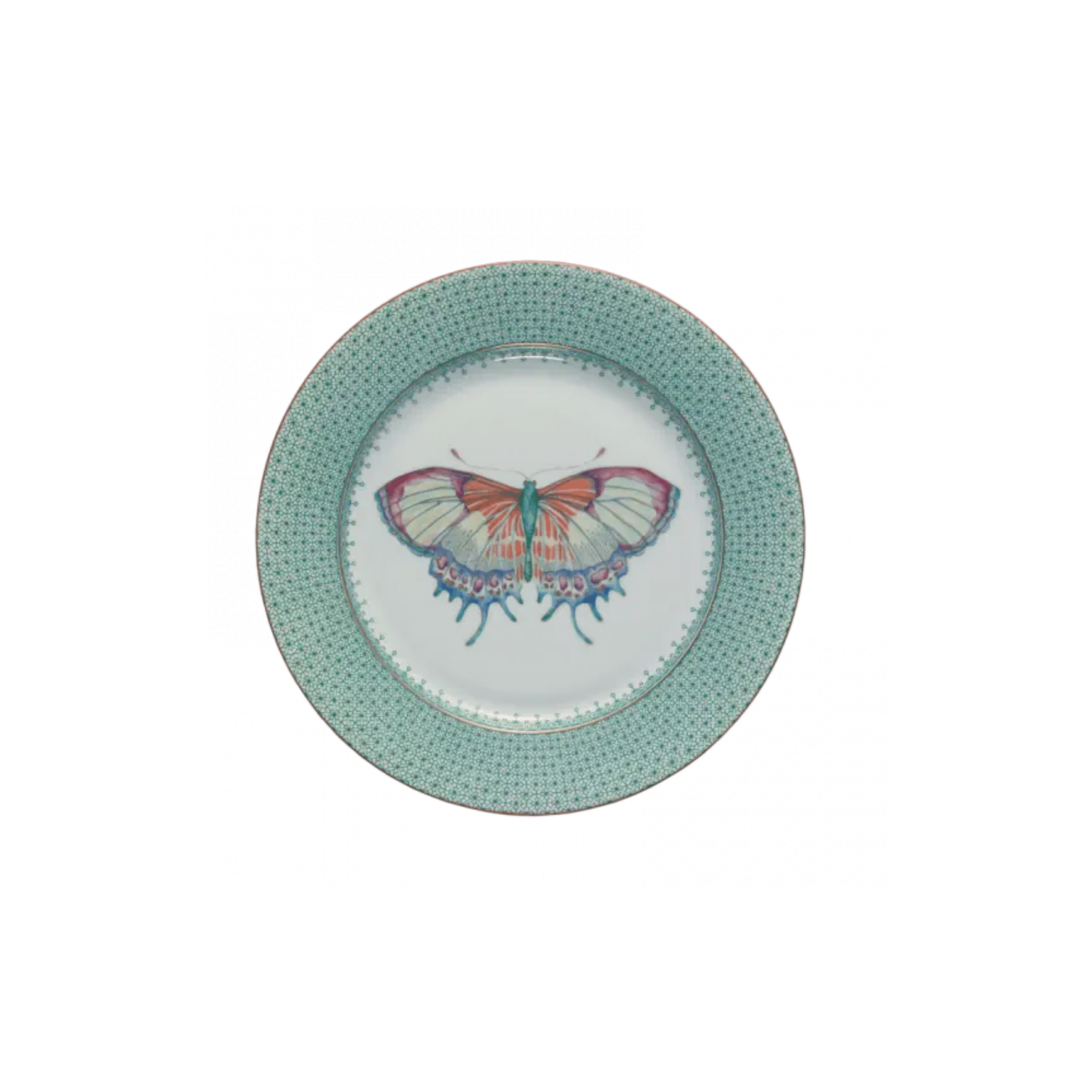 Lace Dessert Plate with Butterfly
