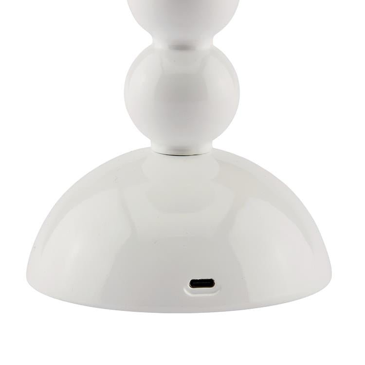 Lacquer Rechargeable Bobbin LED Lamp