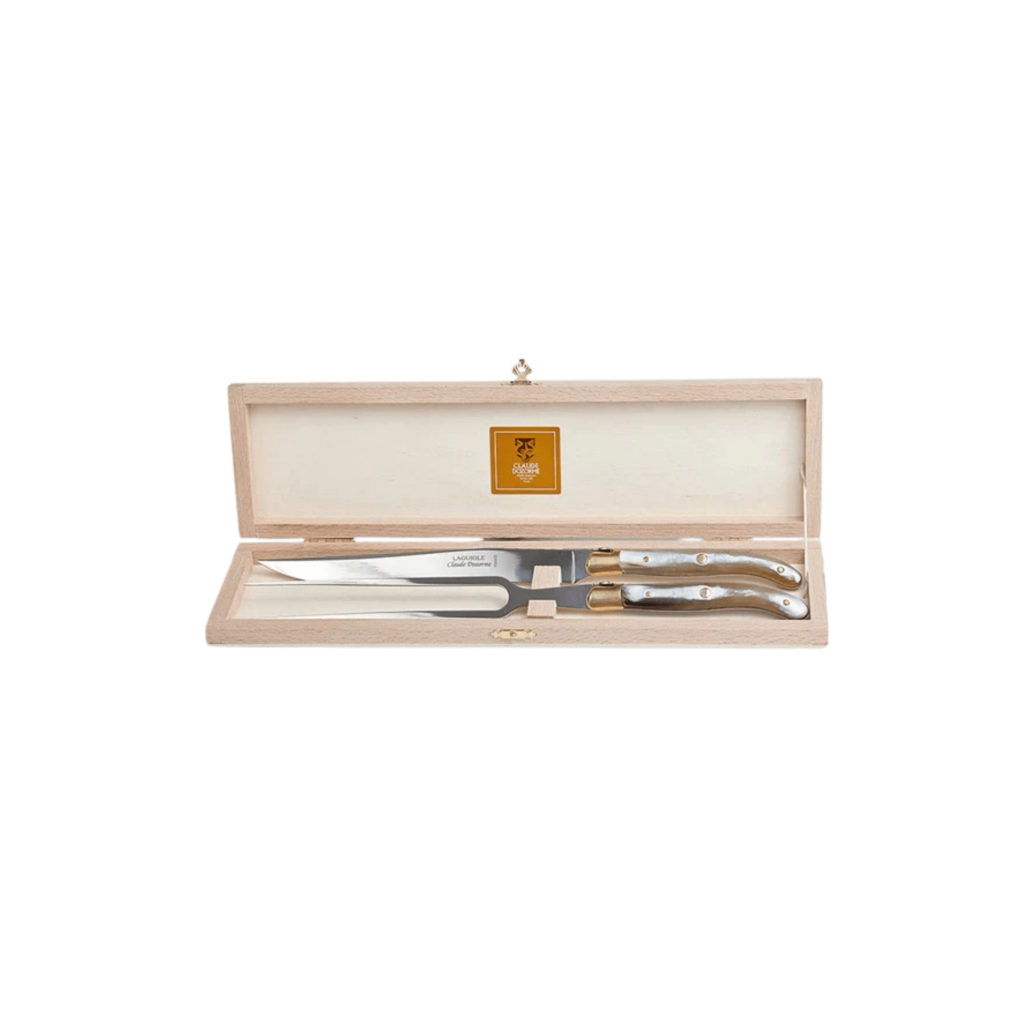 Laguiole 2-Piece Carving Box Set with Bee