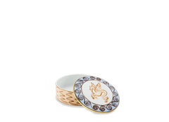 Il Viaggio Round Trinket Box with Cover