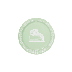 Equestrian Jasperware-Inspired Paper Dessert Plates - Pack of 8