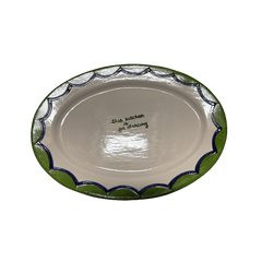 "this kitchen is for dancing" Oval Platter