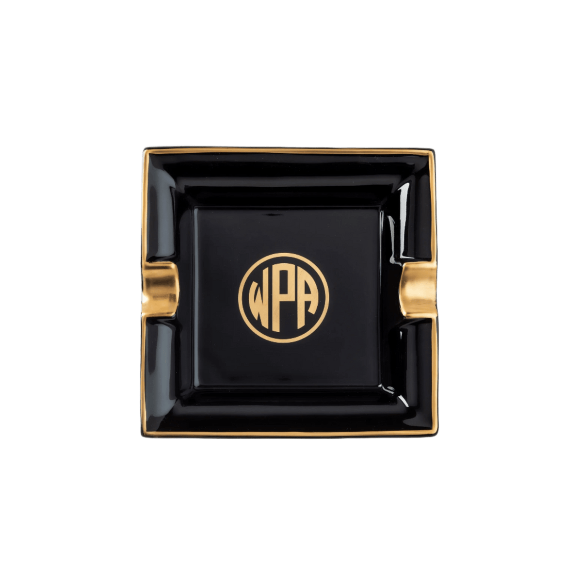 Black/Gold Ash Tray